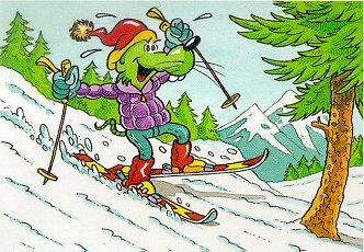 Ratus skieur